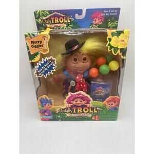 Vintage 2001 Playmates Totally Troll - Merry Giggles - the Clown Troll Doll!